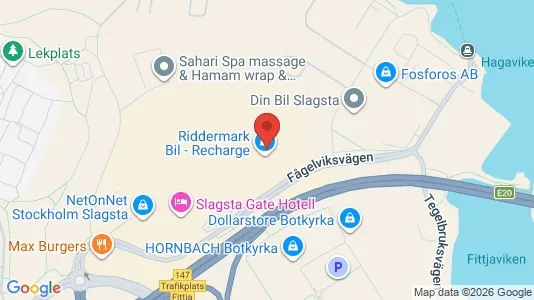 Lagerlokaler att hyra i Botkyrka - Bild från Google Street View