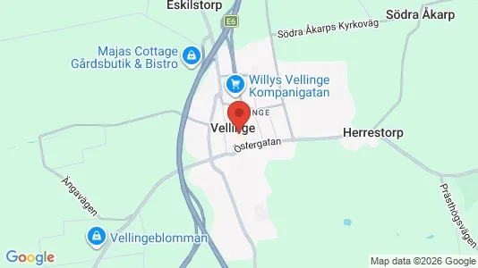 Lagerlokaler att hyra i Vellinge - Bild från Google Street View