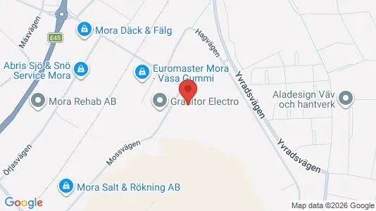 Kontorslokaler att hyra i Mora - Bild från Google Street View