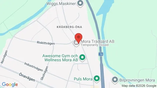 Industrilokaler att hyra i Mora - Bild från Google Street View