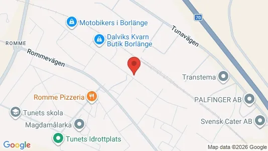 Lagerlokaler att hyra i Borlänge - Bild från Google Street View