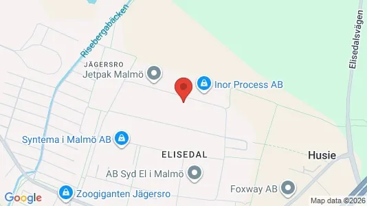 Lagerlokaler att hyra i Fosie - kort over placeringen
