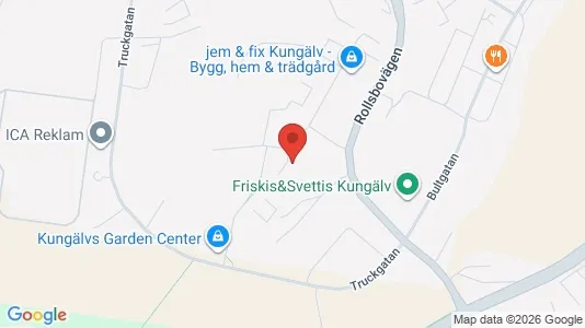 Kontorslokaler att hyra i Kungälv - kort over placeringen