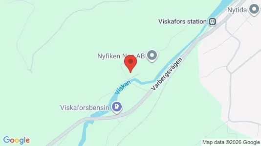 Industrilokaler att hyra i Borås - kort over placeringen
