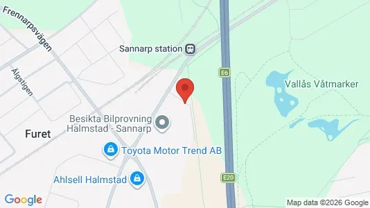 Lagerlokaler att hyra i Halmstad - Bild från Google Street View