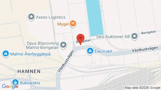 Lagerlokaler att hyra i Malmö Centrum - Bild från Google Street View