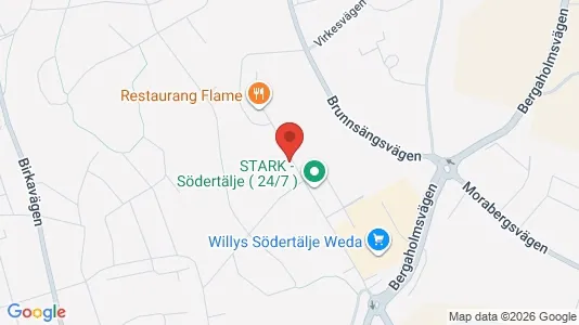 Lagerlokaler att hyra i Södertälje - Bild från Google Street View