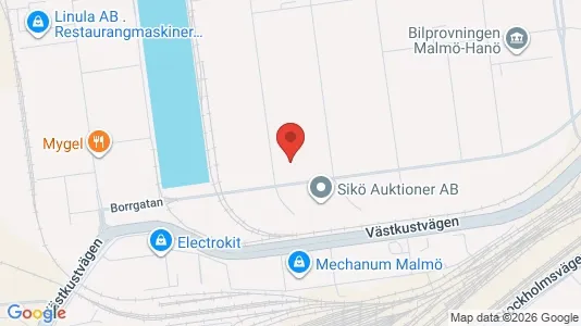 Lagerlokaler att hyra i Malmö Centrum - Bild från Google Street View