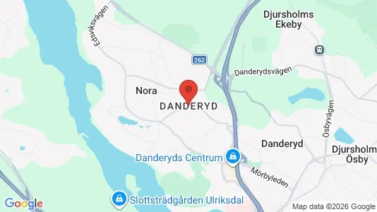 Butikslokaler att hyra i Danderyd - kort over placeringen