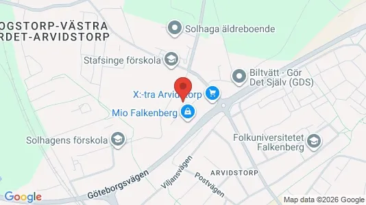 Industrilokaler att hyra i Falkenberg - Bild från Google Street View