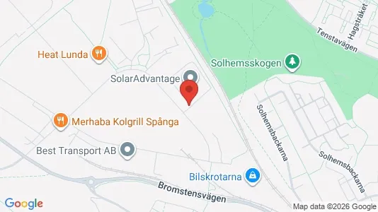 Kontorslokaler att hyra i Västerort - kort over placeringen