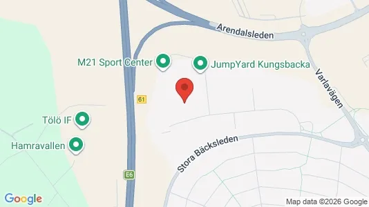 Industrilokaler att hyra i Kungsbacka - Bild från Google Street View