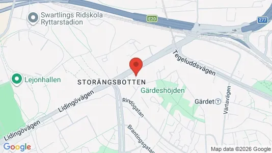 Lagerlokaler att hyra i Gärdet/Djurgården - Bild från Google Street View