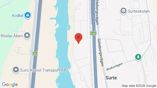 Lagerlokaler att hyra i Ale - kort over placeringen