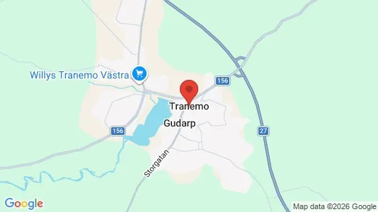 Lagerlokaler att hyra i Tranemo - kort over placeringen