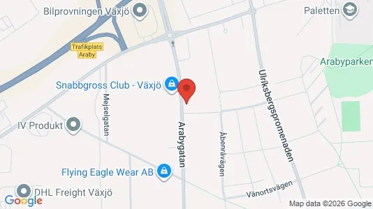 Lagerlokaler att hyra i Växjö - Bild från Google Street View