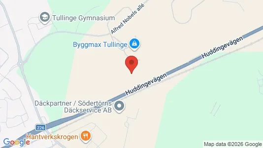 Lagerlokaler att hyra i Botkyrka - kort over placeringen