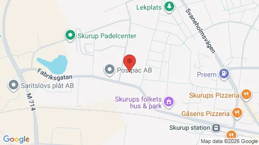 Lagerlokaler att hyra i Skurup - Bild från Google Street View