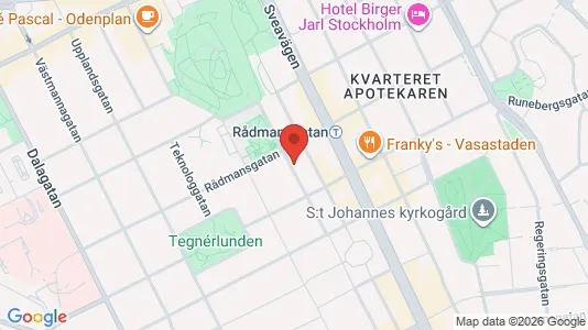 Lagerlokaler att hyra i Vasastan - Bild från Google Street View