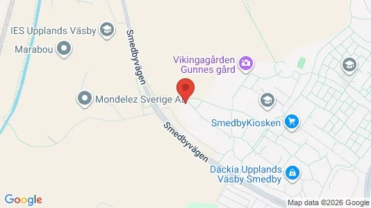 Lagerlokaler att hyra i Upplands Väsby - kort over placeringen