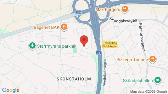 Lagerlokaler att hyra i Söderort - kort over placeringen