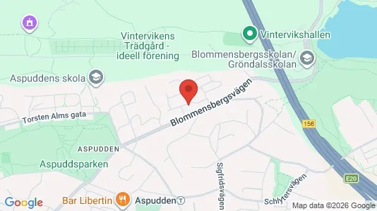 Lagerlokaler att hyra i Söderort - kort over placeringen