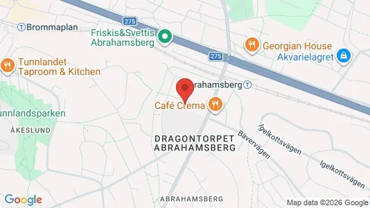 Lagerlokaler att hyra i Västerort - kort over placeringen