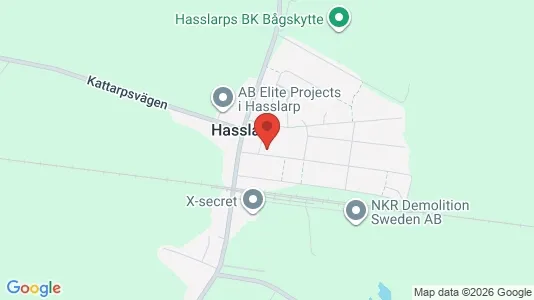 Lagerlokaler att hyra i Helsingborg - kort over placeringen