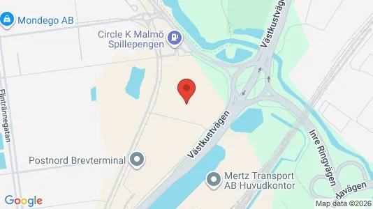Kontorslokaler att hyra i Malmö Centrum - kort over placeringen