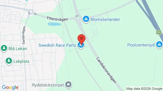 Lagerlokaler att hyra i Helsingborg - kort over placeringen