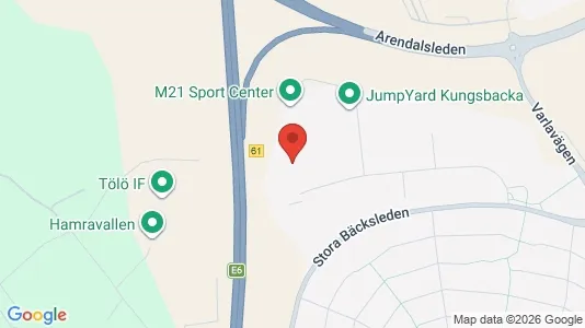 Lagerlokaler att hyra i Kungsbacka - Bild från Google Street View