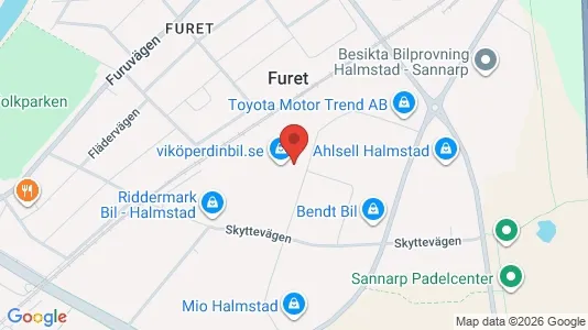 Industrilokaler att hyra i Halmstad - Bild från Google Street View