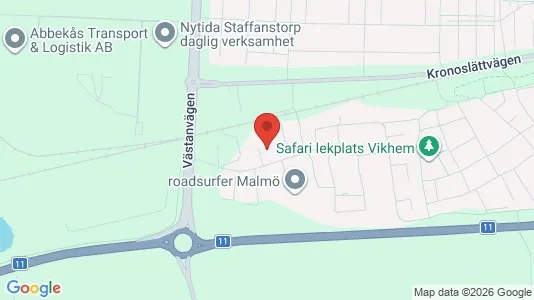 Lagerlokaler att hyra i Staffanstorp - kort over placeringen
