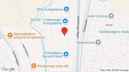 Lagerlokaler att hyra i Kungsbacka - Bild från Google Street View