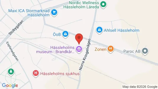 Lagerlokaler att hyra i Hässleholm - Bild från Google Street View