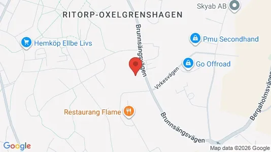 Lagerlokaler att hyra i Södertälje - kort over placeringen