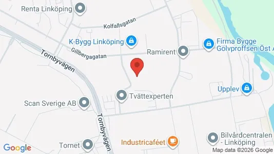 Lagerlokaler att hyra i Linköping - Bild från Google Street View