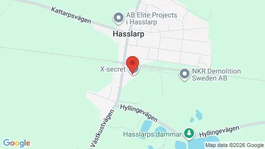 Lagerlokaler att hyra i Helsingborg - kort over placeringen