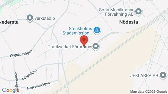 Lagerlokaler att hyra i Haninge - Bild från Google Street View