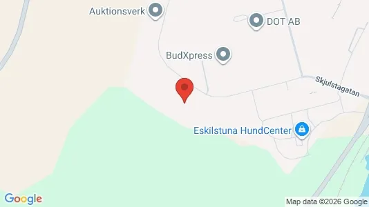 Lagerlokaler att hyra i Eskilstuna - kort over placeringen