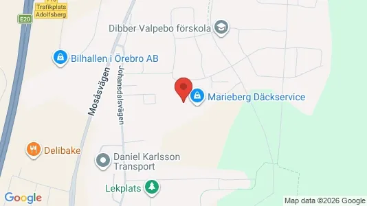 Lagerlokaler att hyra i Örebro - Bild från Google Street View