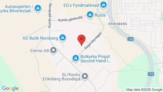 Lagerlokaler att hyra i Botkyrka - Bild från Google Street View