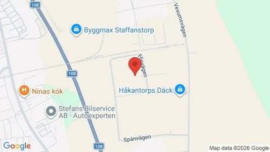 Kontorslokaler att hyra i Staffanstorp - kort over placeringen