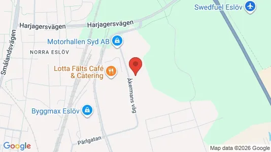 Industrilokaler att hyra i Eslöv - Bild från Google Street View