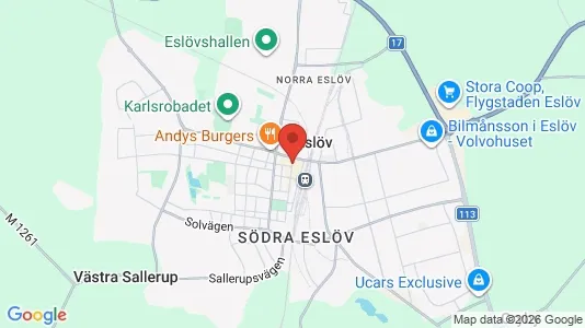 Industrilokaler att hyra i Eslöv - Bild från Google Street View
