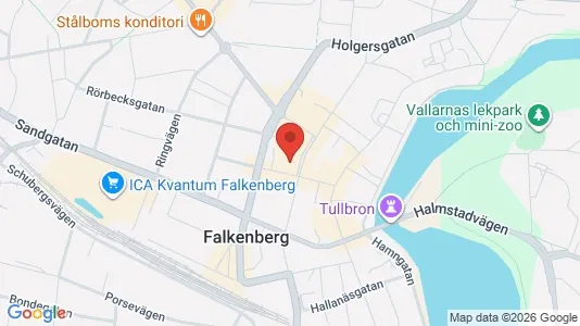Lagerlokaler att hyra i Falkenberg - Bild från Google Street View