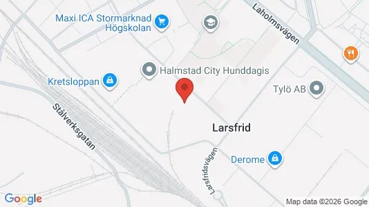 Lagerlokaler att hyra i Halmstad - Bild från Google Street View