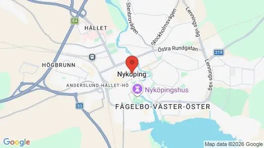 Lagerlokaler att hyra i Nyköping - Bild från Google Street View