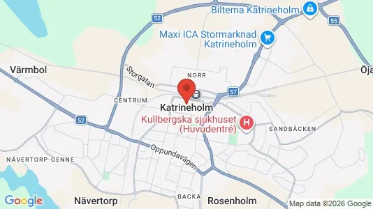 Lagerlokaler att hyra i Katrineholm - Bild från Google Street View