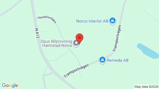 Lagerlokaler att hyra i Halmstad - Bild från Google Street View